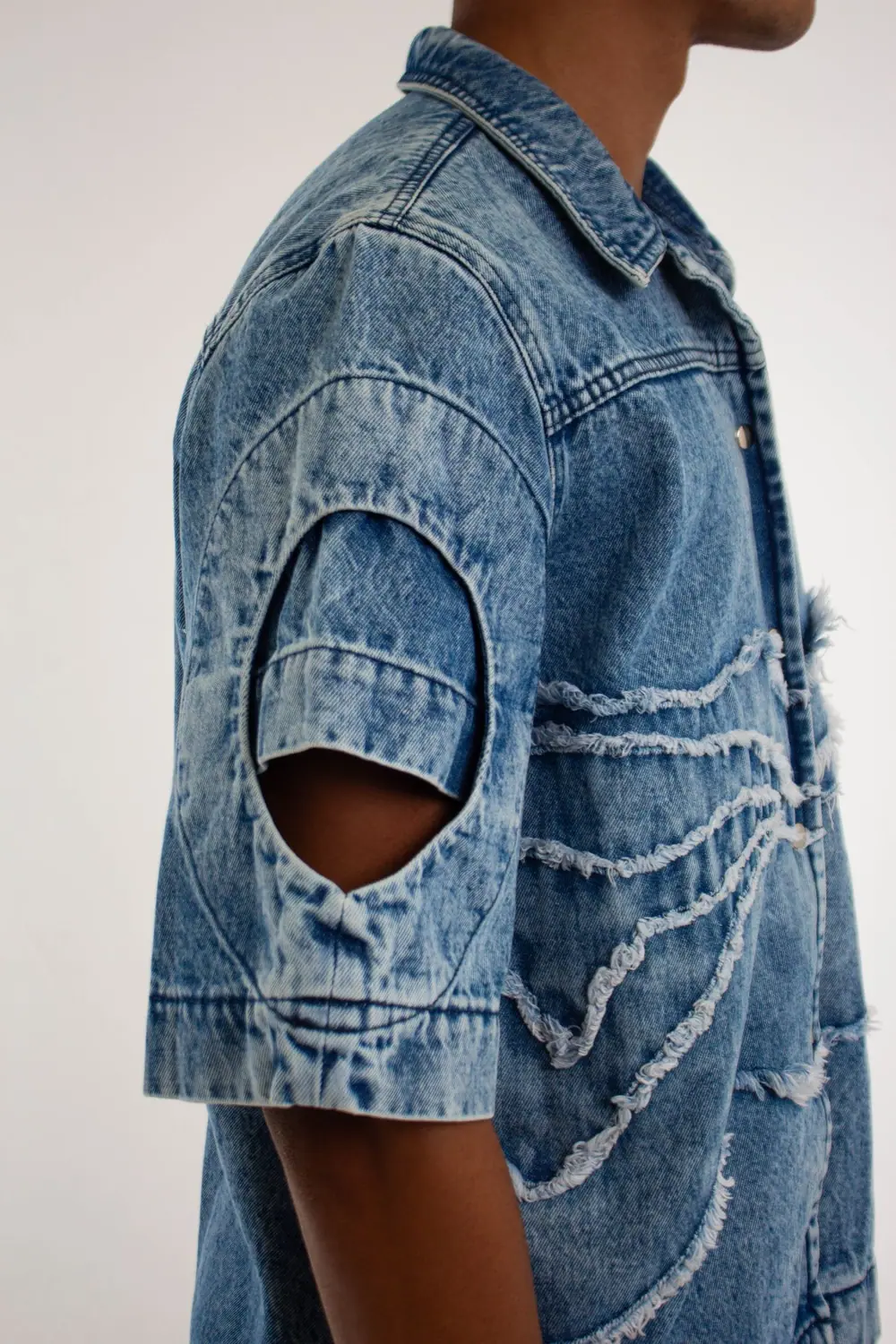 Custom Distressed embroidery manufactured by Guzel Sport 2